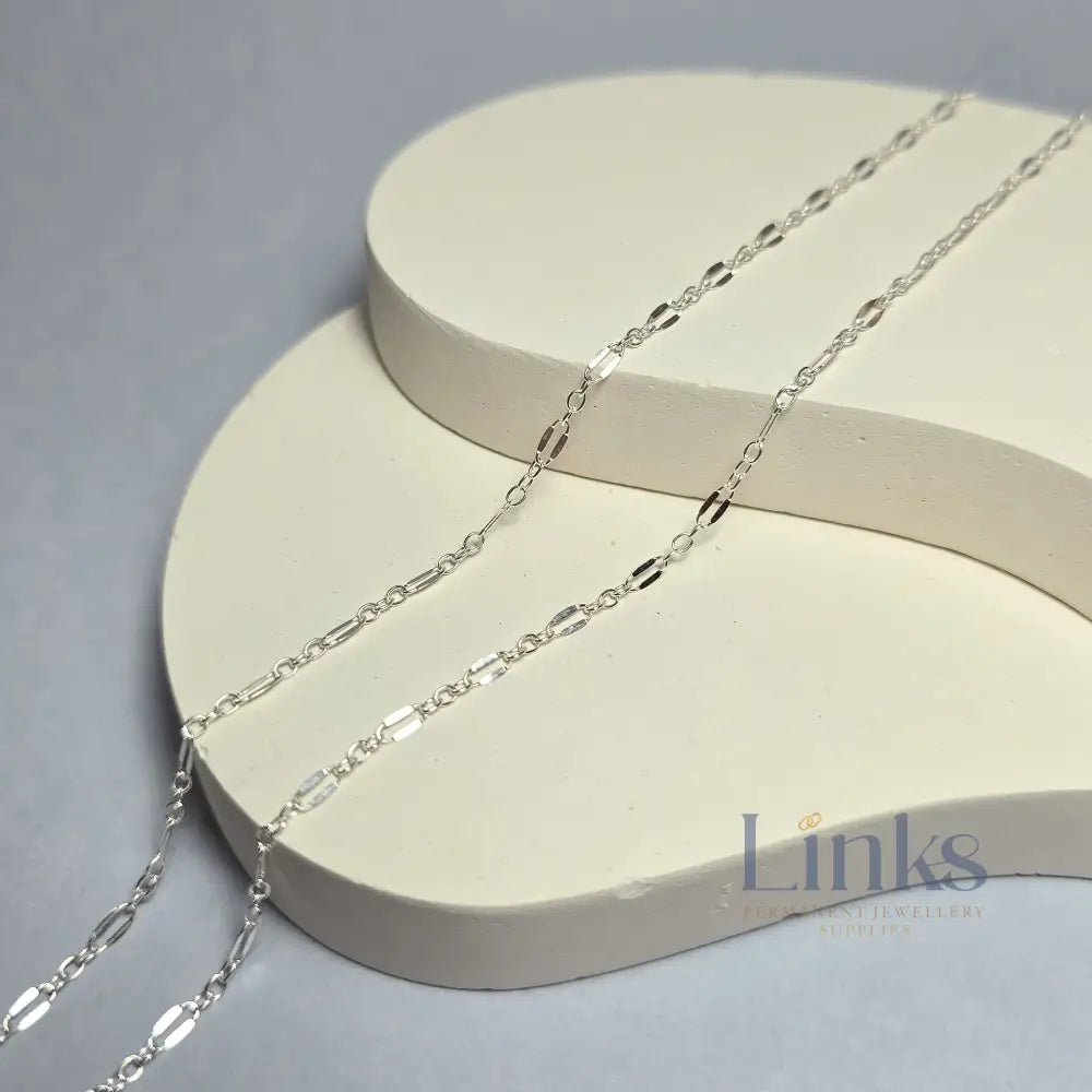 Sterling Silver Lip Chain 2.5Mm