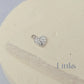 Sterling Silver Mini Crystal Heart Charm