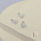 Sterling Silver Mini Crystal Heart Charm
