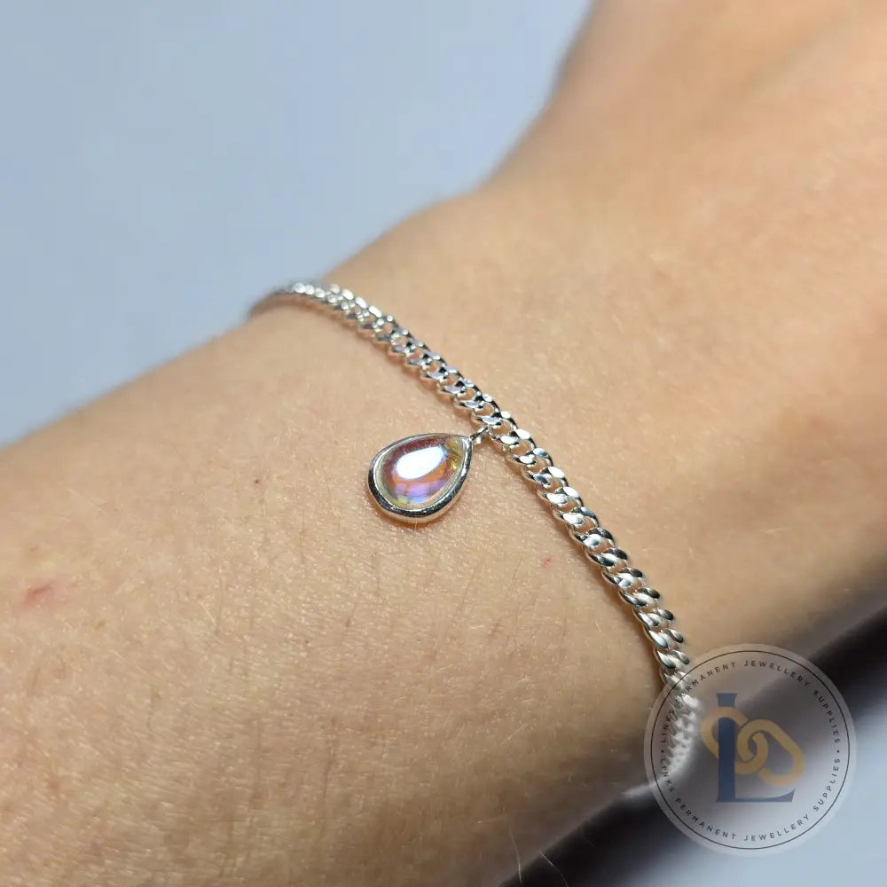 Teardrop Moonstone Pendant Charm