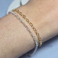 14K Gold Filled Textured Oval Cable Chain